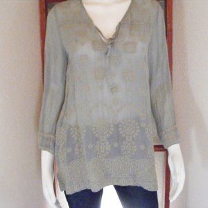 Johnny Was - NWT  TUNIC TOP Pale Mint